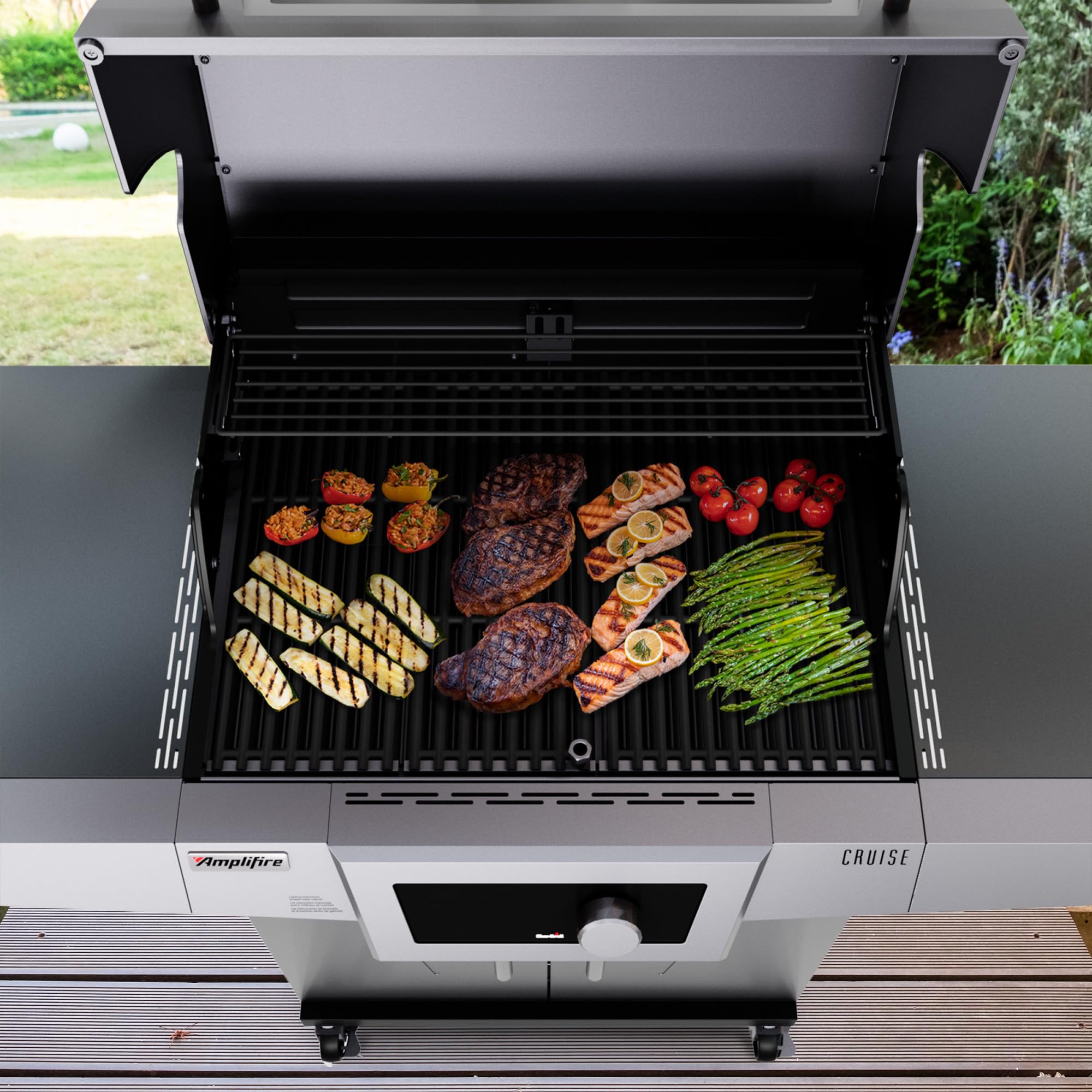 Amazon.com: Char-Broil Cruise Control Amplifire Gas Grill with 3